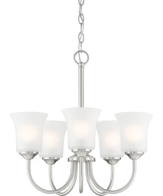 Bronson 5 Light Chandelier Brushed Nickel