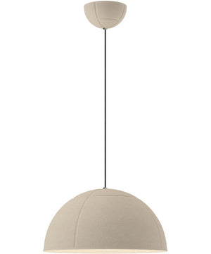 Wimbledon 16 inch LED Pendant Light Cream