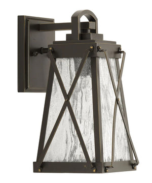 Creighton 1-Light 12"h Small Outdoor Wall-Lantern  Antique Bronze Finish by Progress