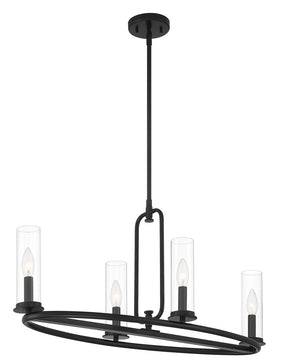 Hudson Heights 4 Light Island Matte Black