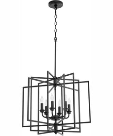 Hammond 6-light Pendant Textured Black