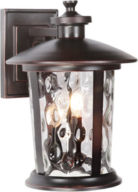 17"H Summerhays 3-Light Outdoor Wall Light Oiled Bronze Gilded