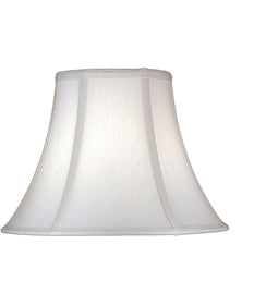 8x16x12 Off White Silk Shantung Bell Softback Lampshade