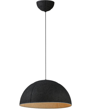 Wimbledon 16 inch LED Pendant Dark Gray