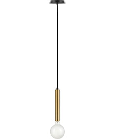 Bobbie 1-Light Extra Small Single Light Pendant in Lacquered Brass