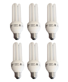18 Watt Full Spectrum CFL Replacement Bulb (SET OF 6) Standard base by VisionMax