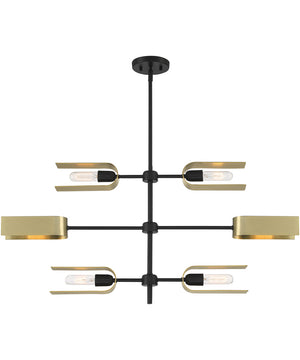 U Turn 6 Light Island Matte Black