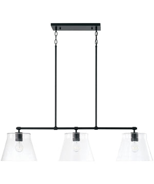 Baker 3-Light Island Matte Black