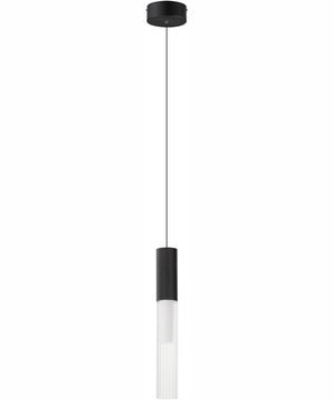 Reeds 1-Light LED Pendant Black