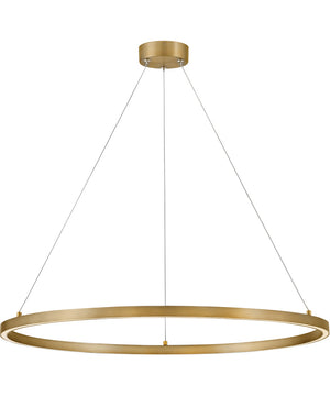 Kenna LED-Light Large Single Tier in Lacquered Brass