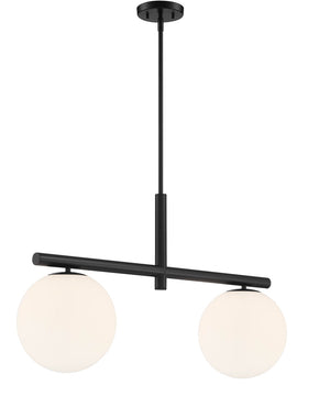 Crown Heights 2 Light Island Matte Black